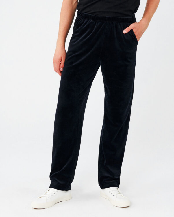 Velvet Terry Lounge Pants with Pockets - 001303195m - image 1