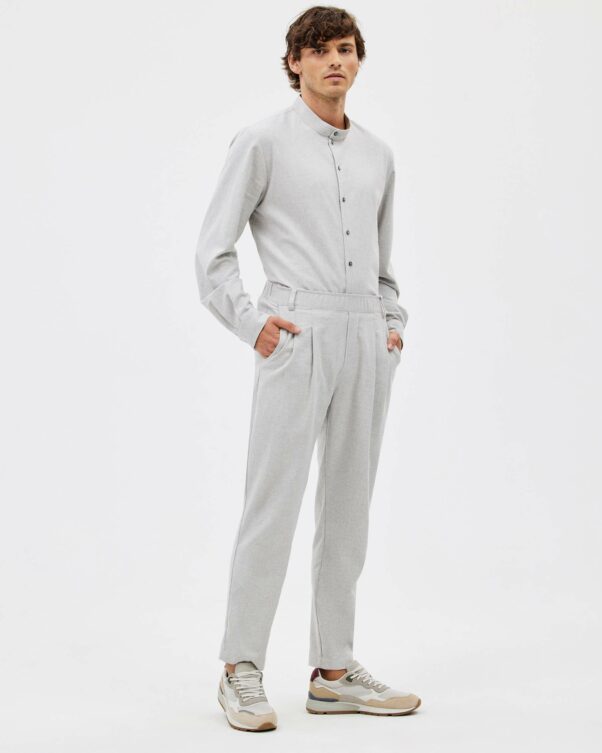 Παντελόνι σε Βαμβακερή Φανέλα - 001763021m - Εικόνα 2