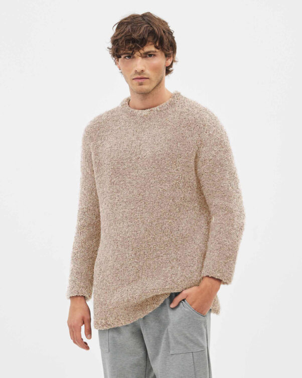 Knitted Boucle Top - 002311715m - image 1