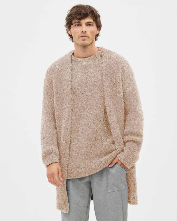 Knitted Boucle Cardigan - 002312796m - image 1