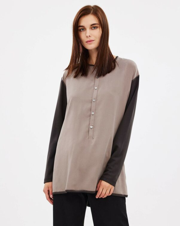 Φαρδιά Μπλούζα-Πουκαμίσα - 005851239 - Εικόνα 1