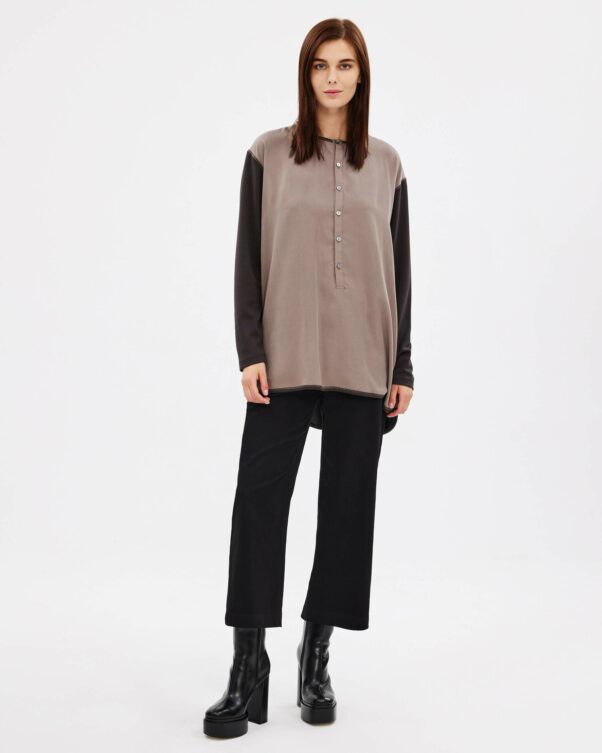 Φαρδιά Μπλούζα-Πουκαμίσα - 005851239 - Εικόνα 2