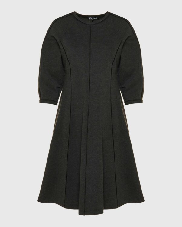 Φόρεμα στο Γόνατο με Φύλλα - 006535994 - Εικόνα 5