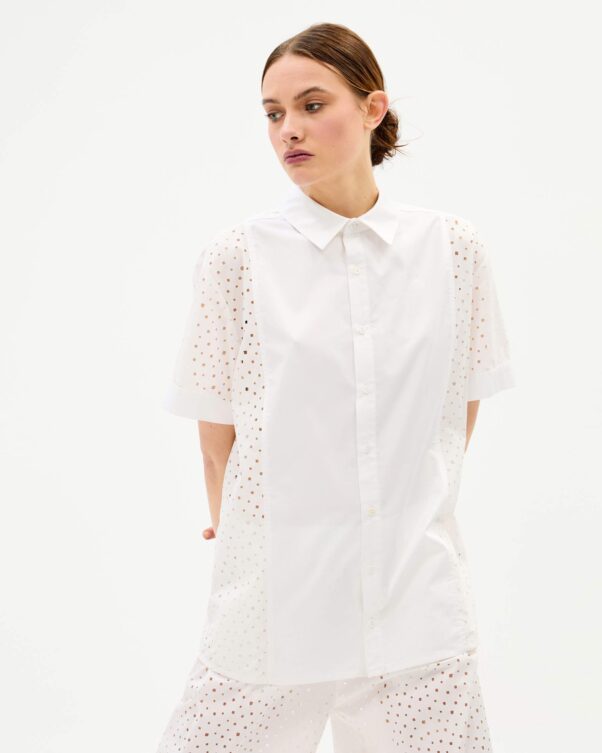 Πουκάμισο σε Διάτρητη Ποπλίνα - 001972599 - Εικόνα 1