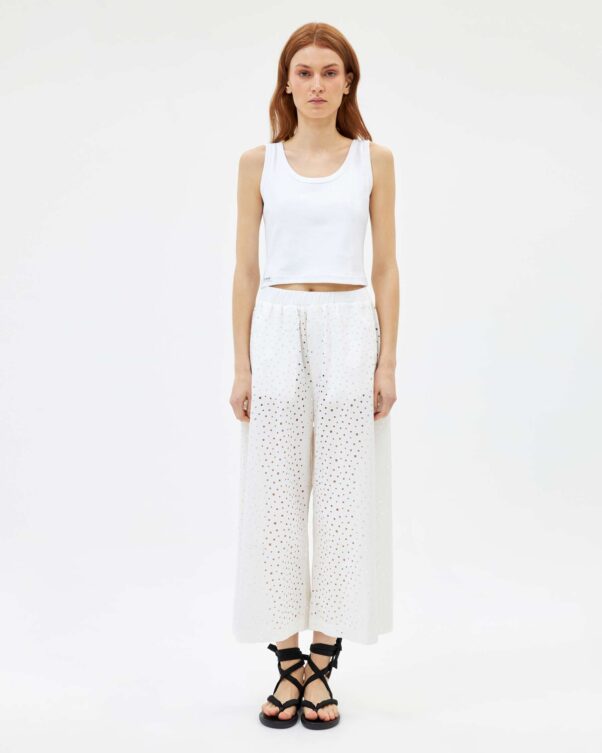 Κοντή Παντελόνα σε Διάτρητη Ποπλίνα - 001973717 - Εικόνα 2