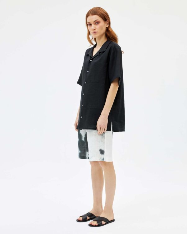 Λινό Χαβανέζικο Πουκάμισο - 008012901 - Εικόνα 2