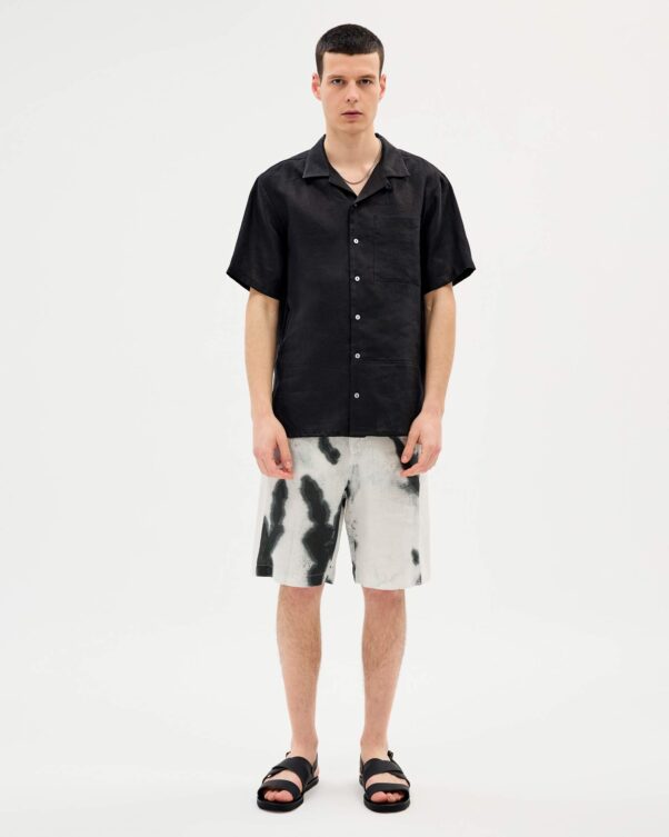 Λινή Βερμούδα Tie-Dye - 008093353m - Εικόνα 2