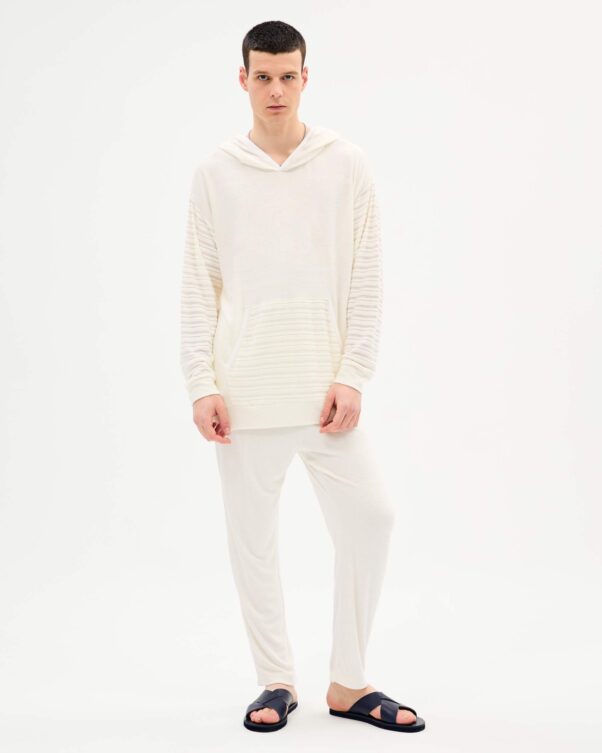 Πετσετέ Devore Bamboo Μπλούζα με Κουκούλα - 004041727m - Εικόνα 2