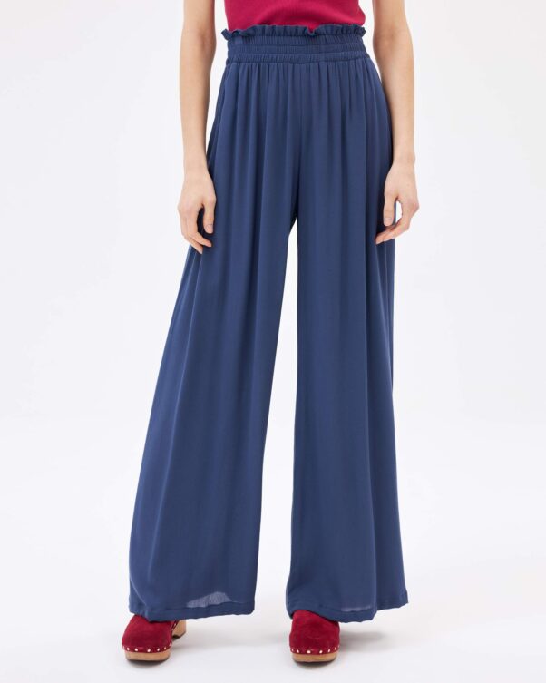 Παντελόνα σε Τσαλακωτή Βισκόζη - 006013718 - Εικόνα 1