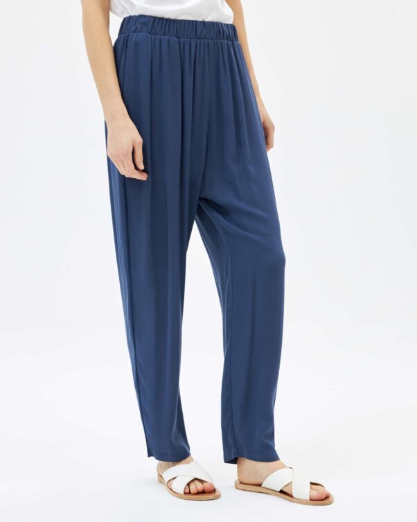 Φαρδύ Παντελόνι σε Τσαλακωτή Βισκόζη - 006013722 - Εικόνα 1