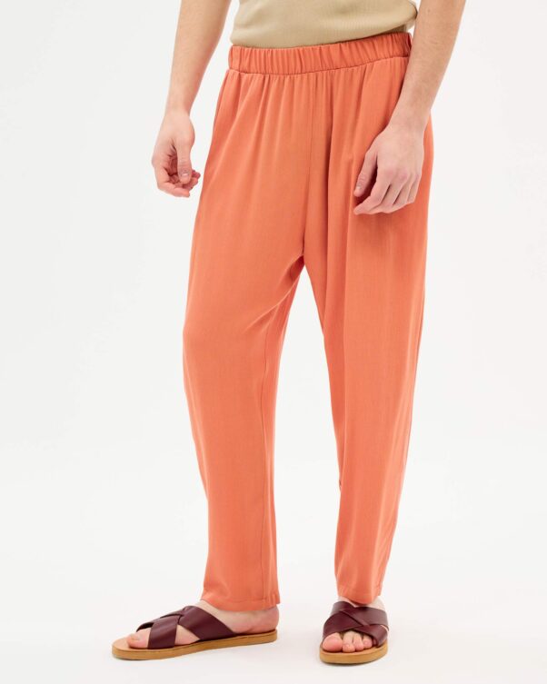 Φαρδύ Παντελόνι σε Τσαλακωτή Βισκόζη - 006013722m - Εικόνα 1