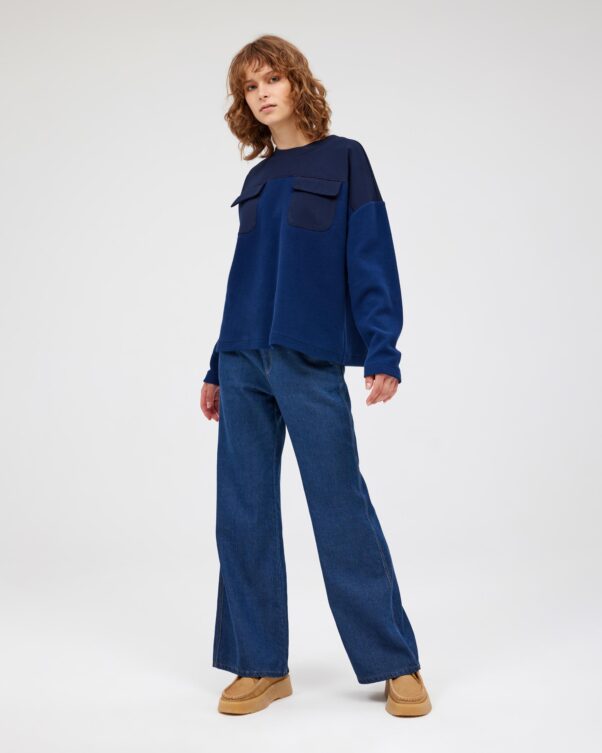 Κοντόφαρδη Βαμβακερή Μπλούζα με Υφή Ριπ - 001981752 - Εικόνα 2