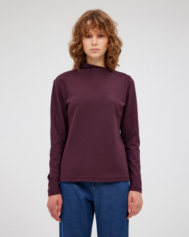 Μπλούζα σε Βισκόζη με Ασύμμετρο Λαιμό - 006731755 - Εικόνα 1