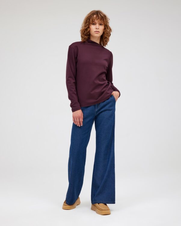 Μπλούζα σε Βισκόζη με Ασύμμετρο Λαιμό - 006731755 - Εικόνα 2