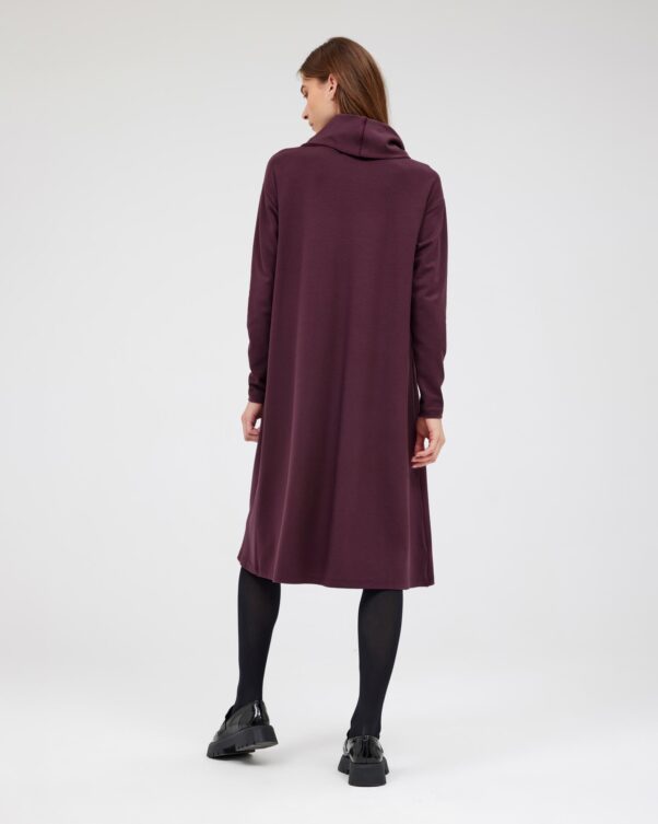 Φαρδύ Φόρεμα στο Γόνατο σε Βισκόζη - 006736030 - Εικόνα 2