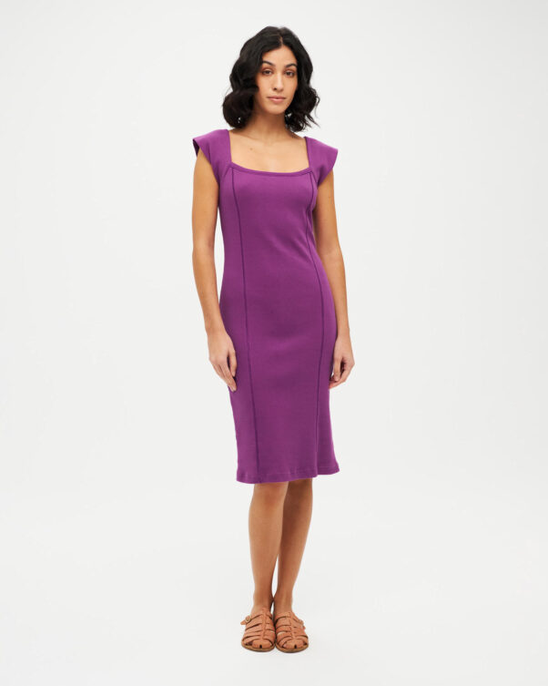 Βαμβακερό Αμάνικο Ριπ Φόρεμα - 001016040 - Εικόνα 1