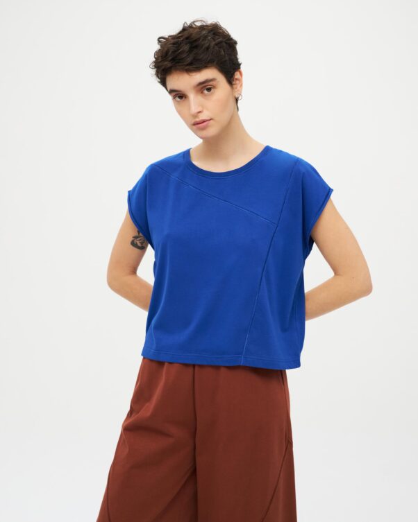 Αμάνικη Βαμβακερή Μπλούζα - 001021769 - Εικόνα 1