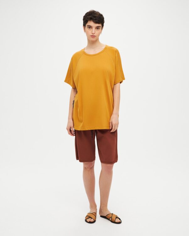 Cotton Rewneck Loose Top - 001021772 - image 2