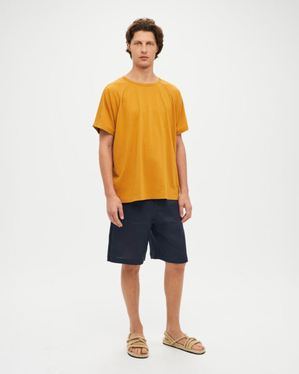 Βαμβακερή Φαρδιά Μπλούζα με Λαιμόκοψη - 001021772m - Εικόνα 2