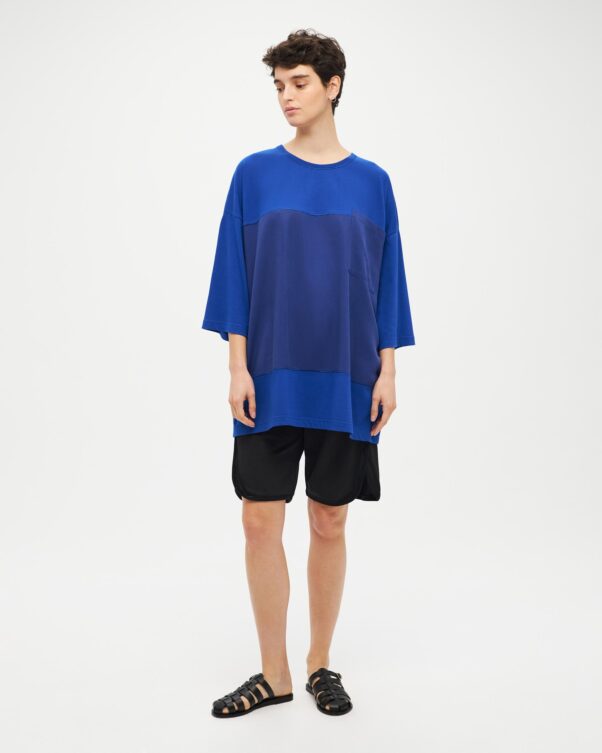 Πολύ Φαρδιά Βαμβακερή Μπλούζα - 001021773 - Εικόνα 2