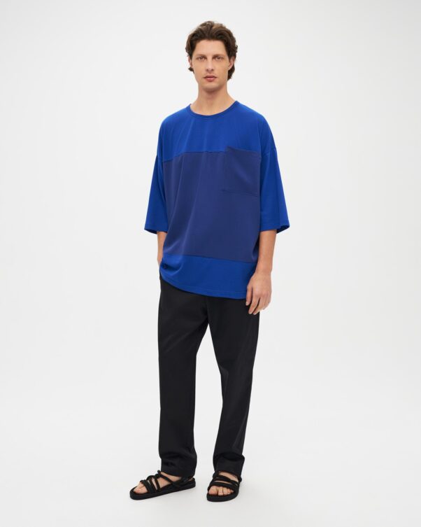 Πολύ Φαρδιά Βαμβακερή Μπλούζα - 001021773m - Εικόνα 2