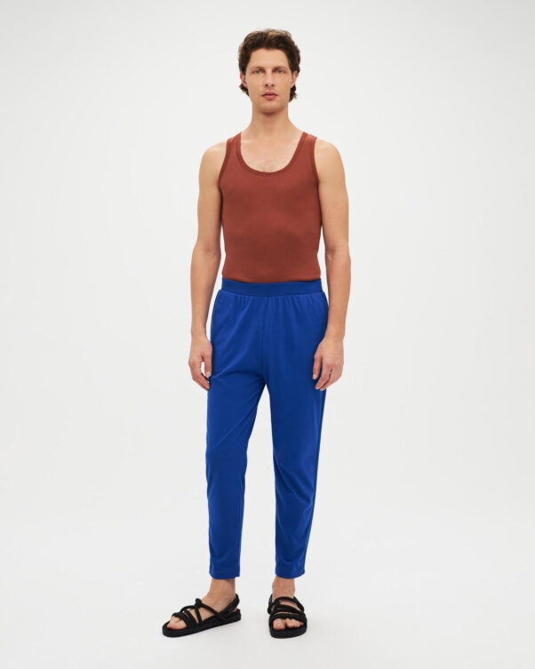 Βαμβακερό Παντελόνι με Λάστιχο στη Μέση - 001023729m - Εικόνα 1