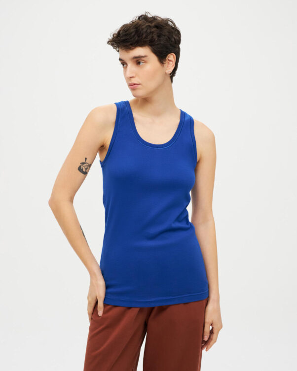 Αμάνικη Βαμβακερή Ριπ Φανέλα - 001181010 - Εικόνα 1