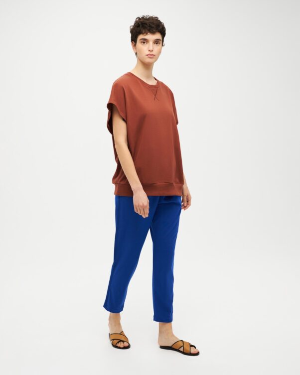 Αμάνικη Φαρδιά Βαμβακερή Μπλούζα - 001441777 - Εικόνα 2