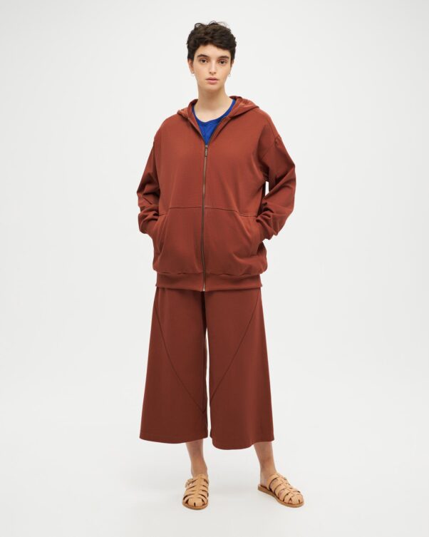 Βαμβακερή Ζακέτα με Κουκούλα - 001442809 - Εικόνα 2