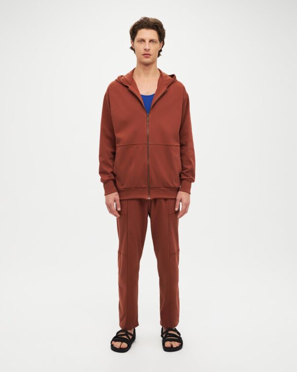 Βαμβακερή Ζακέτα με Κουκούλα - 001442809m - Εικόνα 2