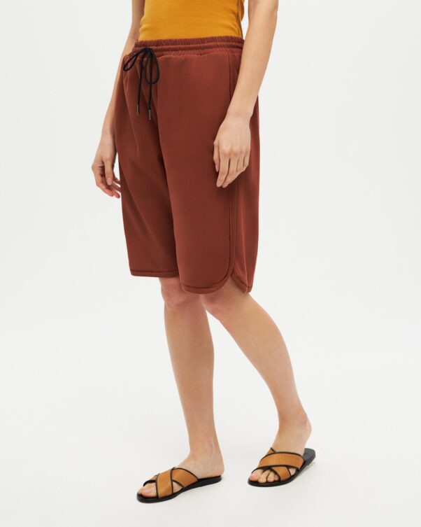 Βαμβακερή Βερμούδα με Λάστιχο στη Μέση - 001443356 - Εικόνα 2