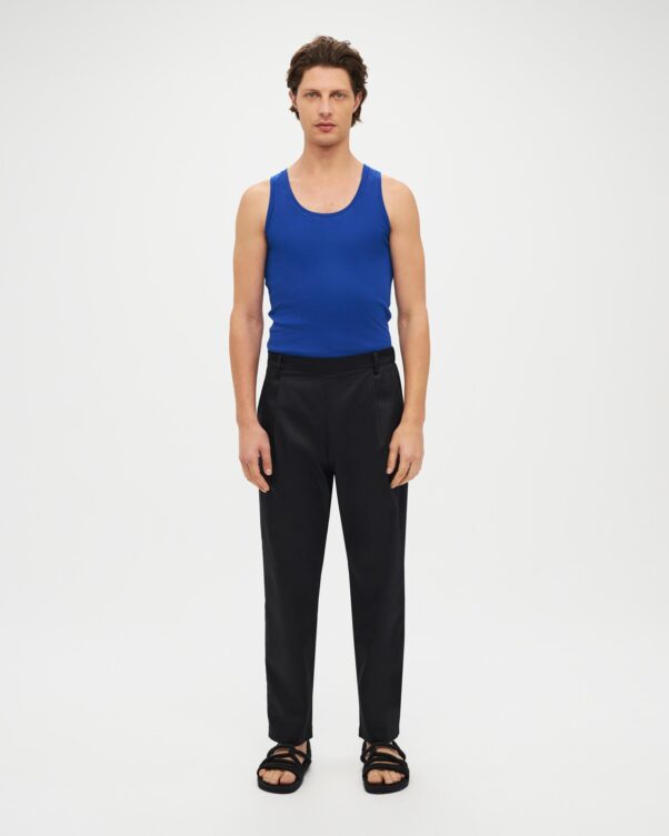 Φαρδύ Παντελόνι σε Βαμβακερή Καμπαρντίνα - 001613725m - Εικόνα 1