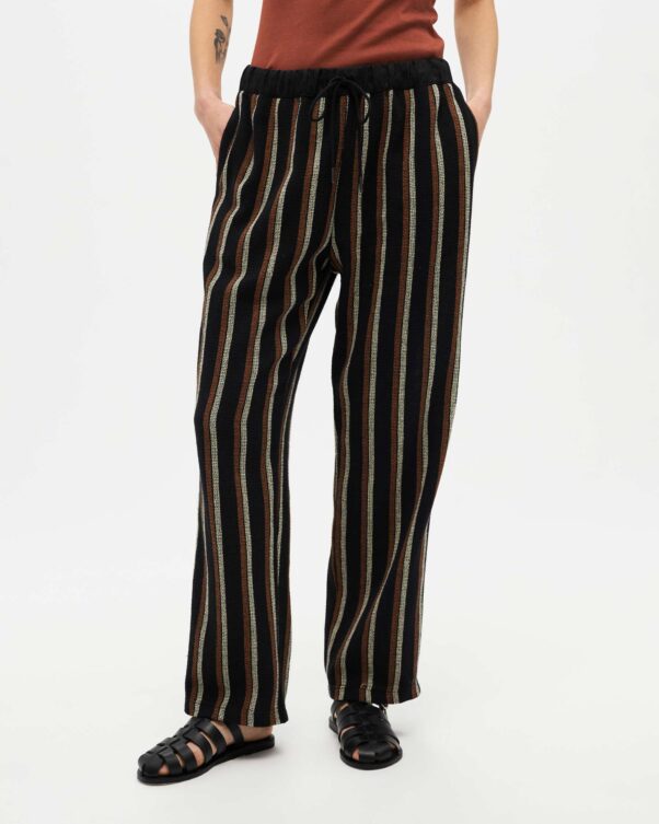 Ριγέ Φαρδύ Παντελόνι - 003013738 - Εικόνα 2