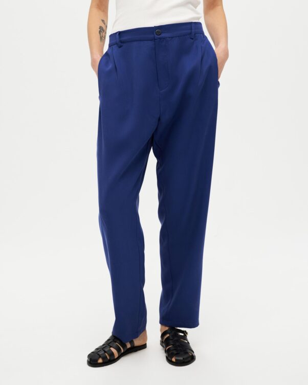 Φαρδύ Παντελόνι σε Lyocell - 006663090 - Εικόνα 2