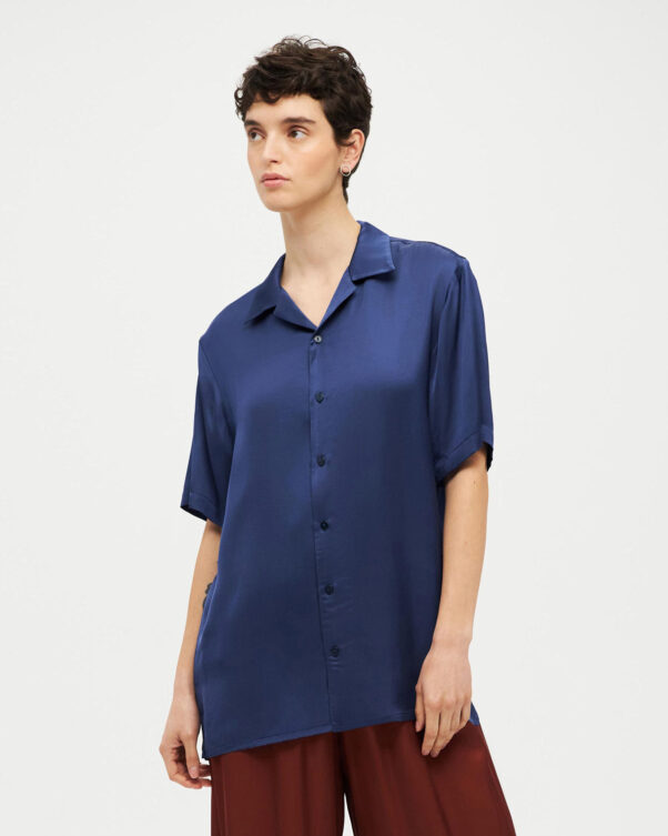 Σατέν Πουκάμισο σε Χαβανέζικο Στυλ - 006752905 - Εικόνα 1