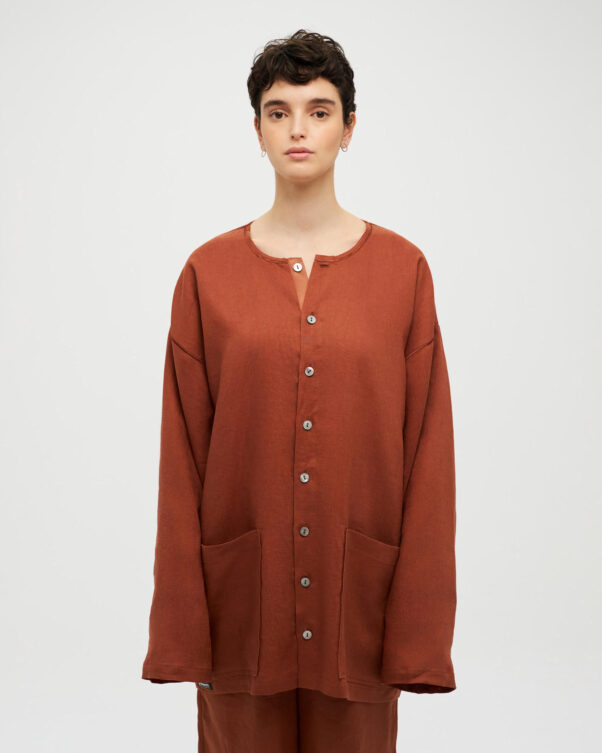 Λινή Ζακέτα - 008012160 - Εικόνα 2