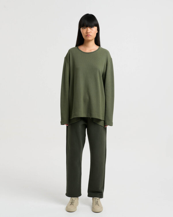 Φαρδιά Μπλούζα σε Πλέξη Καλαμπόκι - 001251768 - Εικόνα 1