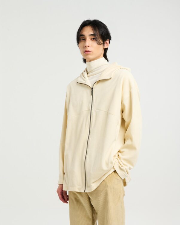 Βελούδινη Ζακέτα με Κουκούλα - 001302813m - Εικόνα 1