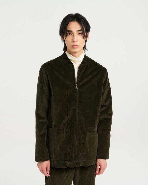 Κοτλέ Ζακέτα με Φερμουάρ - 001372816m - Εικόνα 1