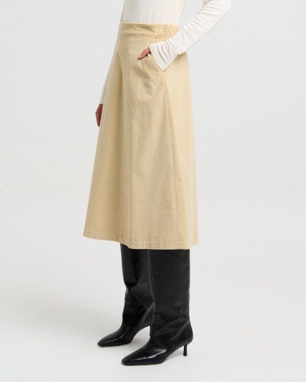 Κοτλέ Μίντι Φούστα σε Γραμμή Α - 001374177 - Εικόνα 2