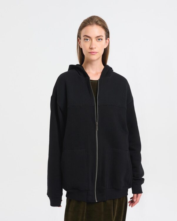 Φούτερ Ζακέτα με Κουκούλα - 001422814 - Εικόνα 1