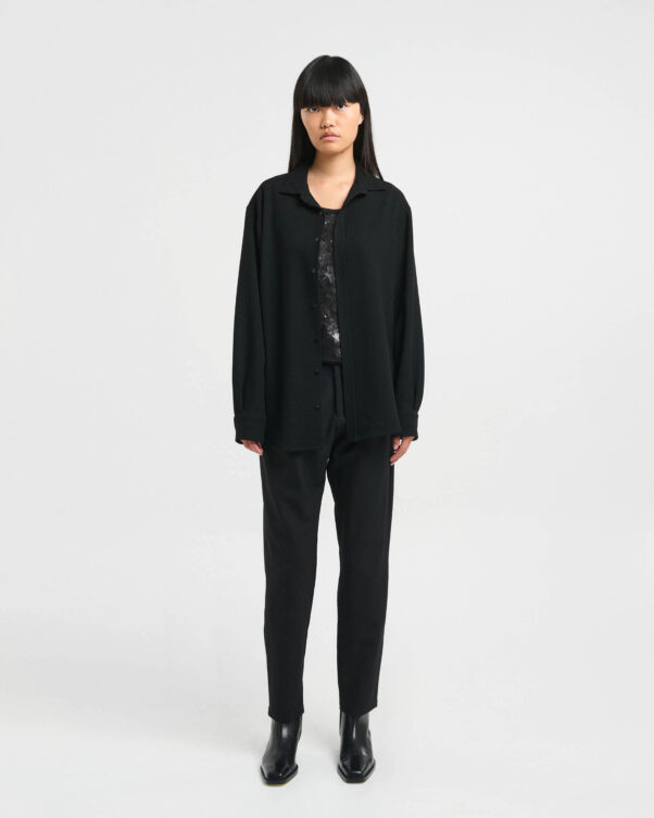 Πουκάμισο σε Μάλλινο Κρεπ - 002152553 - Εικόνα 2