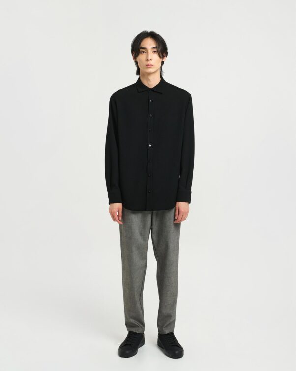 Πουκάμισο σε Μάλλινο Κρεπ - 002152553m - Εικόνα 2