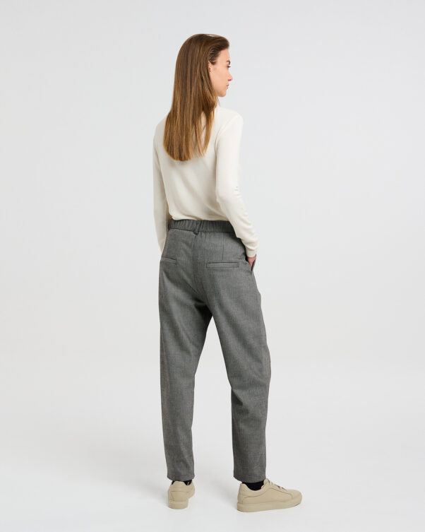 Φαρδύ Παντελόνι σε Μάλλινο Ψαροκόκαλο - 002453725 - Εικόνα 2