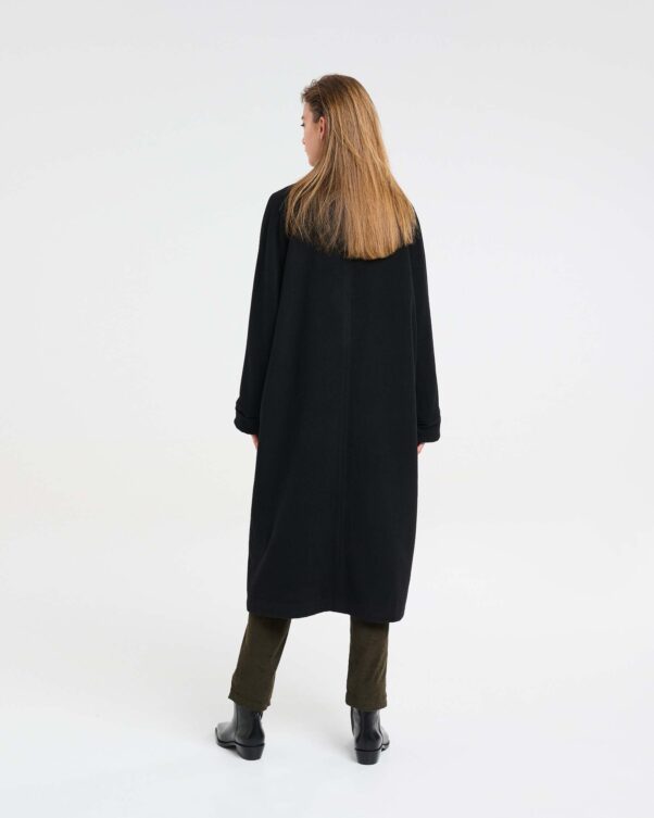 Σταυρωτό Μάλλινο Μίντι Παλτό - 002672342 - Εικόνα 2