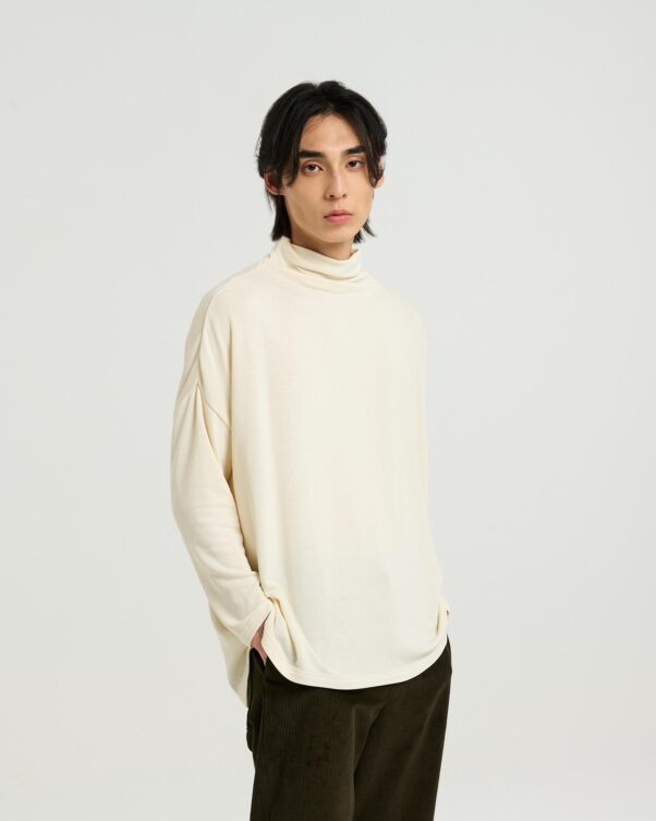 Πολύ Φαρδιά Μπλούζα Ζιβάγκο σε Bamboo - 004101797m - Εικόνα 1