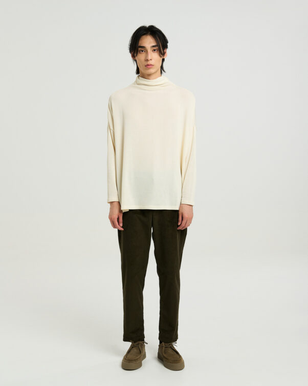 Πολύ Φαρδιά Μπλούζα Ζιβάγκο σε Bamboo - 004101797m - Εικόνα 2