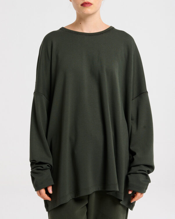 Πολύ Φαρδιά Μπλούζα σε Βισκόζη - 006381053 - Εικόνα 1