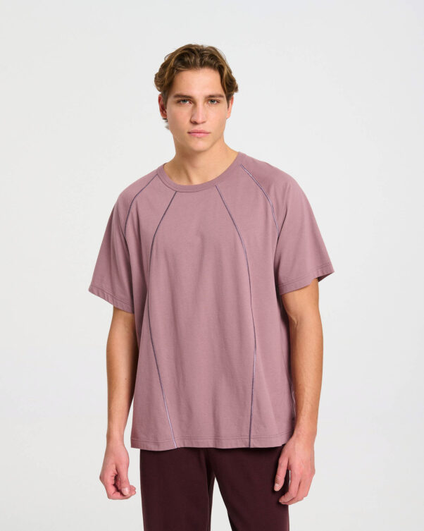 Φαρδιά Βαμβακερή Μπλούζα με Λαιμόκοψη - 001021815m - Εικόνα 1