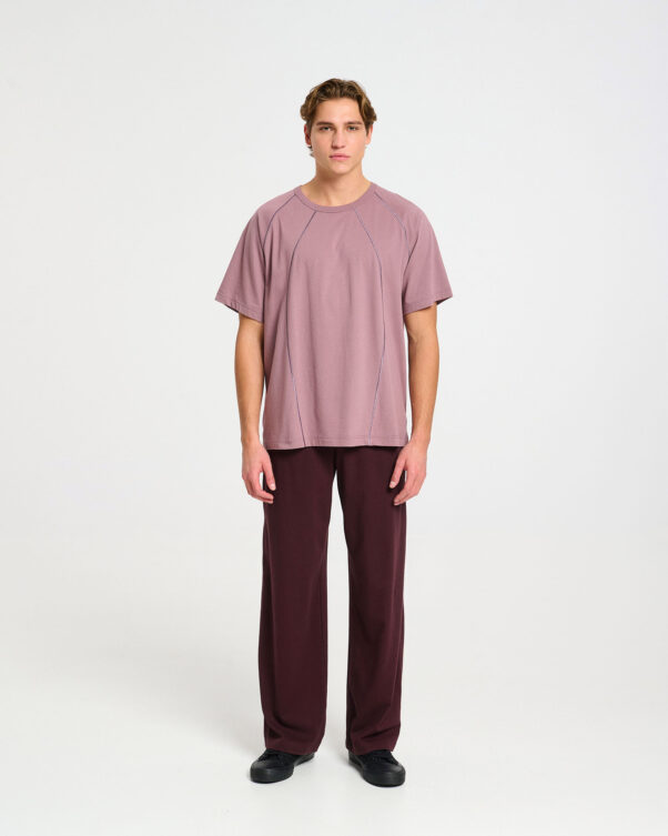 Φαρδιά Βαμβακερή Μπλούζα με Λαιμόκοψη - 001021815m - Εικόνα 2